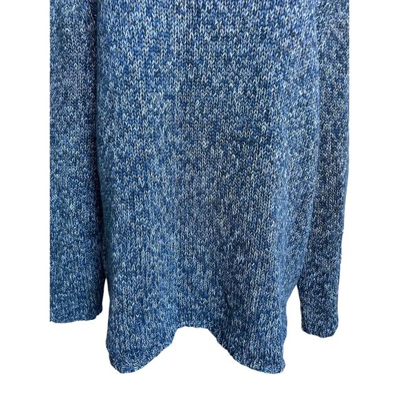 J. Jill‎ Size Large 100% Cotton Heavy Cable Knit Crew Neck Sweater - Picture 4 of 7